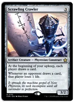 Scrawling Crawler FDN 132 Magic: The Gathering R NM - Image 1