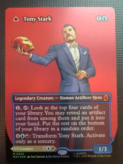 Tony Stark (Borderless) (0363) Marvel Super Heroes Foil - Image 1