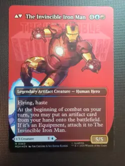 Tony Stark (Borderless) (0363) Marvel Super Heroes Foil - Image 2