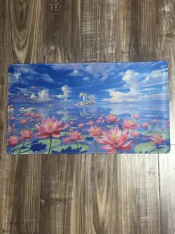 Johannes Voss Artist Signed Kickstarter Carpet Of Flowers MTG Playmat - Image 1