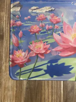Johannes Voss Artist Signed Kickstarter Carpet Of Flowers MTG Playmat - Image 2