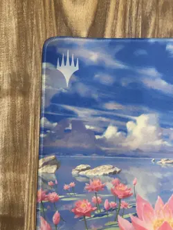 Johannes Voss Artist Signed Kickstarter Carpet Of Flowers MTG Playmat - Image 3