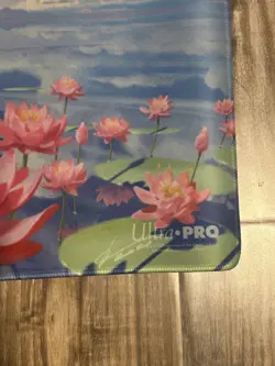 Johannes Voss Artist Signed Kickstarter Carpet Of Flowers MTG Playmat - Image 5