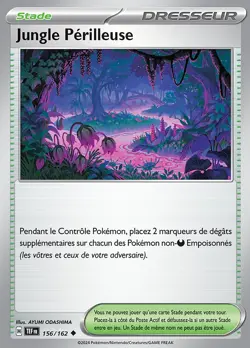 Carte Pokemon Jungle Perilleuse 156/162 EV05 Forces Temporelles Peu Commune FR - Image 1