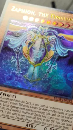 Yu-Gi-Oh! Zaphion, The Timelord / BLRR-EN032 1st Edition LP - Image 2