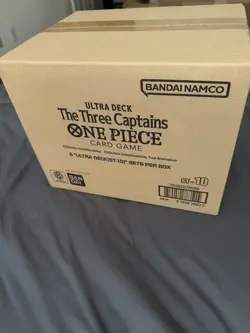 6x ONE PIECE ENGLISH Ultra Deck the Three Captains ST-10 Sealed Case Bandai - Image 4