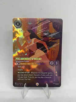 Lorcana Pocahontas & Meeko ENCHANTED 227/207 Attack of the Vine SHIPS ASAP - Image 1