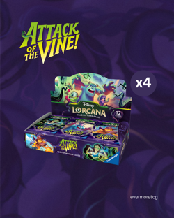 Disney Lorcana SET13 Attack of the Vine! Factory Sealed Booster Box Case - Image 1
