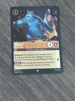 Disney Lorcana TCG Sulley - The New Boss 24/207 Super Rare Foil Attack Of The Vi - Image 1