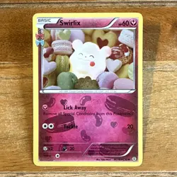 Pokemon TCG Swirlix Holo Uncommon Card Generations RC19/RC32 - Image 1