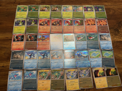 141x ME05: Pitch Black Partial Master Set w/ Holo & Reverse Holo Pokemon Cards - Image 1