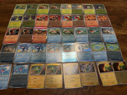 141x ME05: Pitch Black Partial Master Set w/ Holo & Reverse Holo Pokemon Cards - Image 2
