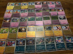141x ME05: Pitch Black Partial Master Set w/ Holo & Reverse Holo Pokemon Cards - Image 3