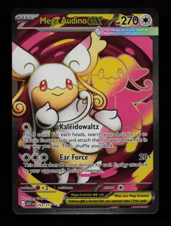 Mega Audino ex 253/217 Holo Ultra Rare Ascended Heroes Pokemon Cards - Image 1