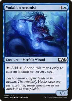 "Vodalian Arcanist" x4 - Magic The Gathering - M21 - 4-Card Playset - Image 1