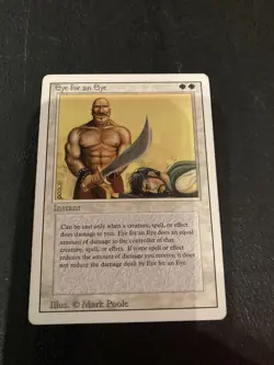 "Eye For An Eye" - Magic The Gathering Card - Revised - Image 1