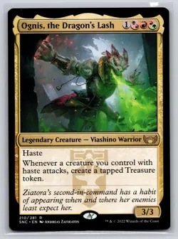 Ognis, the Dragon's Lash 210 Rare Streets of New Capenna Magic: The Gathering NM - Image 1