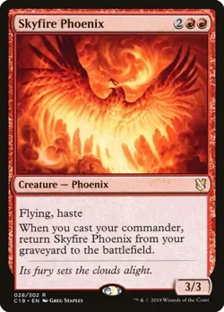 NM Skyfire Phoenix, MTG, Commander 2019, Magic the Gathering, 28 - Image 1