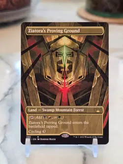 MTG Ziatora's Proving Ground (Borderless) Streets of New Capenna Regular NM - Image 1