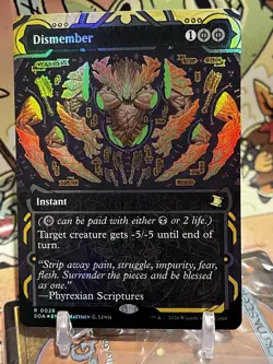 Dismember ✨FOIL✨ [Secrets Of Strixhaven Mystical Archive] MTG - Image 1