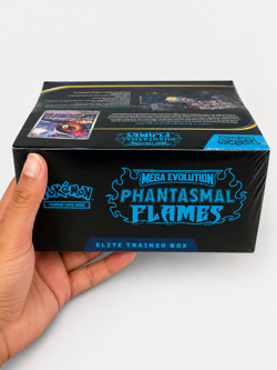 Phantasmal Flames Pokemon TCG Elite Trainer Box ETB Ripped Seal Fast Shipping - Image 3