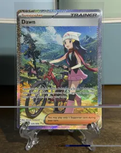 Pokemon Dawn Full Art Trainer Supporter Holo Me02 Phantasmal Flames 129/094 SIR - Image 1