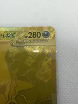Pokemon TCG Mega Darkrai ex Gold Hyper Rare 120/084 Pitch Black - Image 4