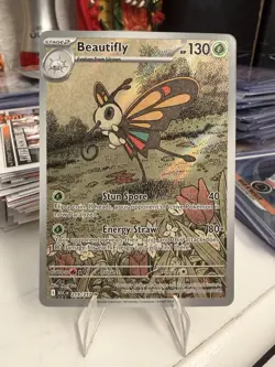 Beautifly 219/217 Illustration Rare Ascended Heroes Pokemon Holo Near Mint - Image 1