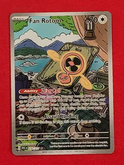 Fan Rotom Holo Illustration Rare ME: Ascended Heroes 250/217 NM pokemon - Image 1