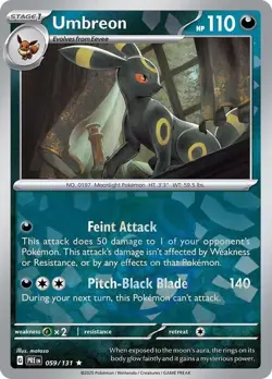 Pokemon - 059/131 - Umbreon (Master Ball Pattern) - Holofoil - Prismatic Evoluti - Image 1