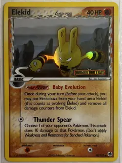 Elekid 48/101 EX Dragon Frontiers Stamped Reverse Holo Pokemon TCG NM - Image 1
