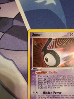 Unown (T) T/28 - Unseen Forces - Holo - NM Pokemon TCG - Image 3