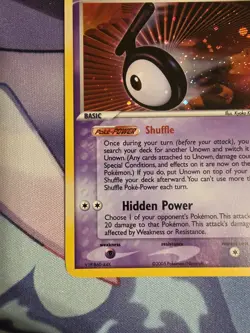 Unown (T) T/28 - Unseen Forces - Holo - NM Pokemon TCG - Image 5