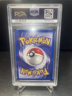 Pokemon Blaine's Charizard #2 Gym Challenge Holo Unlimited PSA 8 - Image 4
