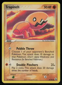 Trapinch 67/92 Common Legend Maker Pokemon Lightly Played - Image 1