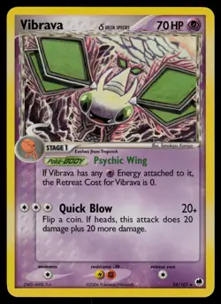 Vibrava 24/101 Rare Dragon Frontiers Pokemon Lightly Played - Image 1