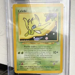 Pokemon 2001 Neo Revelation Celebi Holo Rare 16/64 CGC 9 Graded - Image 1