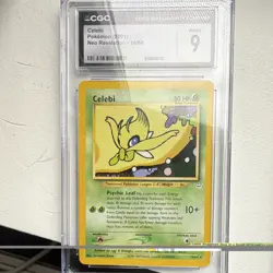 Pokemon 2001 Neo Revelation Celebi Holo Rare 16/64 CGC 9 Graded - Image 2