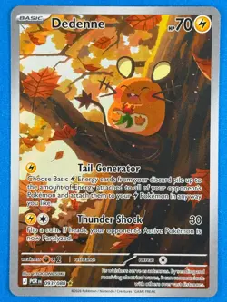 Pokemon Dedenne #093/088 Illustration Rare HOLO Full Art ME03 Perfect Order 2026 - Image 1