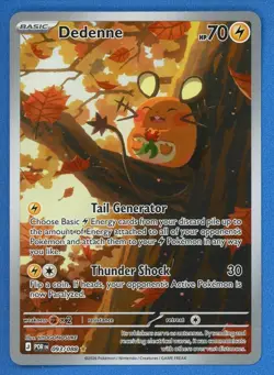 Pokemon Dedenne #093/088 Illustration Rare HOLO Full Art ME03 Perfect Order 2026 - Image 3