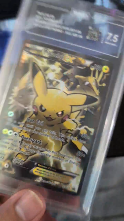Pikachu EX XY124 | XY Black Star Promo | PSA 7.5 (TAG)| Red & Blue Collection - Image 2