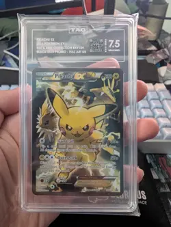 Pikachu EX XY124 | XY Black Star Promo | PSA 7.5 (TAG)| Red & Blue Collection - Image 5