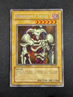 Yugioh - Summoned Skull BPT-002 Secret Rare MP - Image 1