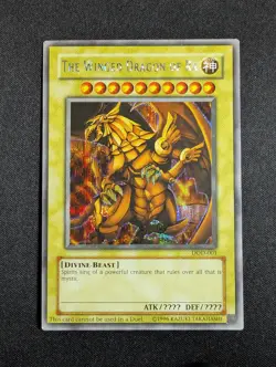 Yugioh - The Winged Dragon of Ra DOD-001 Prismatic Secret Rare MP - Image 1