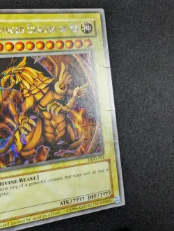 Yugioh - The Winged Dragon of Ra DOD-001 Prismatic Secret Rare MP - Image 2