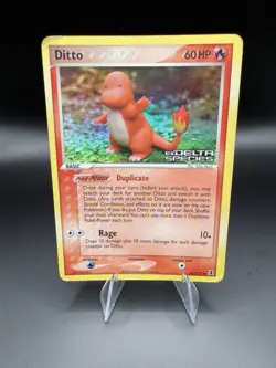 Ditto (Charmander) 061/113 Delta Species Reverse Holo Stamped HP - Image 1
