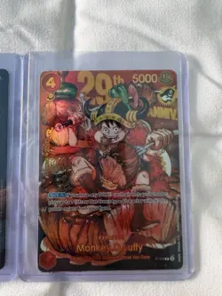One Piece x Monkey D Luffy TCG 2 Cards, *CUSTOM FAN MADE PROXY* - Image 2
