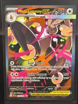 Mega Lopunny Ex 128/094 Special Illustration Rare Pokemon Phantasmal Flames - 33 - Image 1