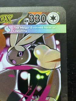 Pokemon Mega Lopunny EX 128/094 Phantasmal Flames Special Illustration Rare Holo - Image 3