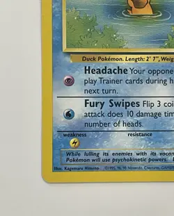 Psyduck #20 WOTC Black Star Promo 2000 Pokemon League NM Vintage - Image 5